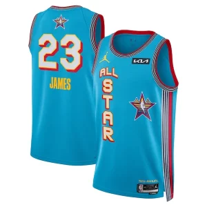 Superb LeBron James Jordan Brand Unisex 2025 NBA All Star Game Swingman Player Jersey   Light Blue perfect for showing team spirit
