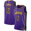Stunning LeBron James Los Angeles Lakers Jordan Brand Unisex Swingman Jersey   Statement Edition   Purple for ultimate sports enthusiasts