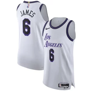 Superb LeBron James Los Angeles Lakers Nike 2022/23 Authentic Jersey   City Edition   White for ultimate sports enthusiasts