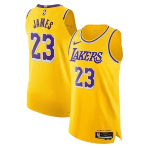 Stunning LeBron James Los Angeles Lakers Nike Authentic Player Jersey   Icon Edition   Gold for ultimate sports enthusiasts