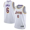 Premium LeBron James Los Angeles Lakers Nike Youth Performance Swingman Jersey   Association Edition   White to elevate your game - day look