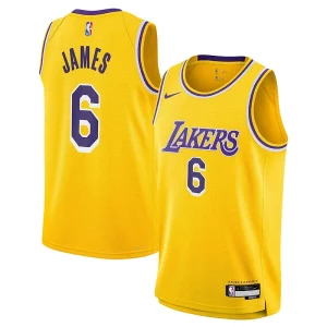 Stunning LeBron James Los Angeles Lakers Nike Youth Swingman Jersey   Icon Edition   Gold a must - have for collectors