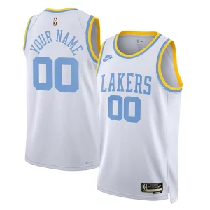 Gorgeous Los Angeles Lakers Nike Unisex 2022/23 Custom Swingman Jersey   Classic Edition   White to stand out at the arena