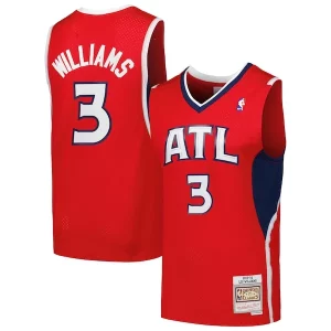 Charming Lou Williams Atlanta Hawks 2001/02 Hardwood Classics Swingman Jersey   Red to elevate your game - day look