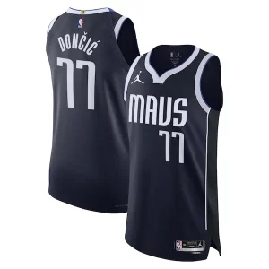 Exquisite Luka Dončić Dallas Mavericks Jordan Brand Authentic Player Jersey   Statement Edition   Navy for ultimate sports enthusiasts