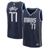Gorgeous Luka Dončić Dallas Mavericks Men's Fast Break Player Jersey   Statement Edition   Navy to stand out at the arena
