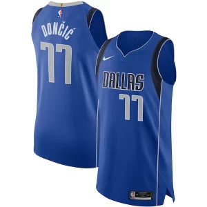 Exquisite Luka Dončić Dallas Mavericks Nike Authentic Jersey   Association Edition   Blue for passionate basketball fans