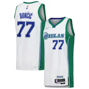 Premium Luka Dončić Dallas Mavericks Nike Swingman Player Jersey   City Edition   White perfect for showing team spirit
