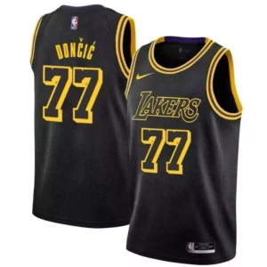 Charming Luka Dončić Los Angeles Lakers Nike Mamba Edition Jersey   Black for passionate basketball fans