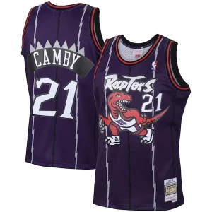 Magnificent Marcus Camby Toronto Raptors 2001/02 Hardwood Classics Swingman Jersey   Purple a must - have for collectors