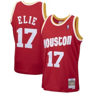 Magnificent Mario Elie Houston Rockets 1993/94 Hardwood Classics Swingman Jersey   Red to stand out at the arena