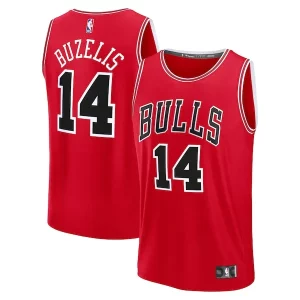 Exquisite Matas Buzelis Chicago Bulls Fast Break Replica Player Jersey   Icon Edition   Red a must - have for collectors
