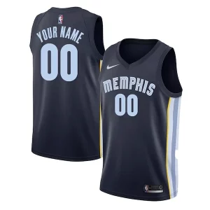 Premium Memphis Grizzlies Nike Swingman Custom Jersey Navy   Icon Edition to elevate your game - day look