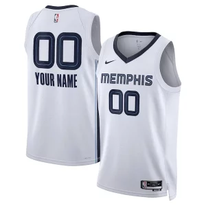 Superb Memphis Grizzlies Nike Unisex Swingman Custom Jersey White   Association Edition to stand out at the arena