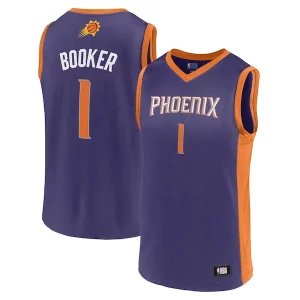 Charming Men's Devin Booker Purple Phoenix Suns Player Jersey perfect for showing team spirit