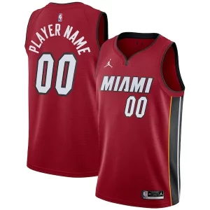 Superb Miami Heat Jordan Brand Swingman Custom Jersey   Statement Edition   Red for ultimate sports enthusiasts
