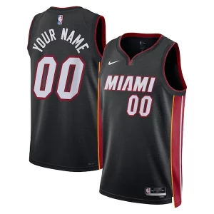 Fantastic Miami Heat Nike Unisex Swingman Custom Jersey Black   Icon Edition for ultimate sports enthusiasts