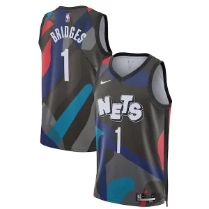 Premium Mikal Bridges Brooklyn Nets Nike Unisex 2023/24 Swingman Jersey   Black   City Edition for passionate basketball fans