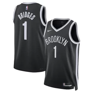Exquisite Mikal Bridges Brooklyn Nets Nike Unisex Swingman Jersey   Icon Edition   Black a must - have for collectors