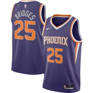 Superb Mikal Bridges Phoenix Suns Nike 2020/21 Swingman Player Jersey   Icon Edition   Purple a must - have for collectors