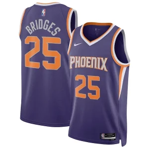 Magnificent Mikal Bridges Phoenix Suns Nike Unisex Swingman Jersey   Icon Edition   Purple/White for ultimate sports enthusiasts