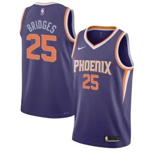 Fantastic Mikal Bridges Phoenix Suns Nike Youth Swingman Jersey   Icon Edition   Purple/White perfect for showing team spirit