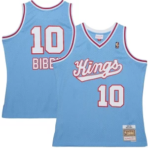 Fantastic Mike Bibby Sacramento Kings 2001/02 Hardwood Classics Swingman Jersey   Light Blue to stand out at the arena