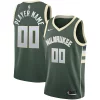 Premium Milwaukee Bucks Nike Swingman Custom Jersey Green   Icon Edition to stand out at the arena