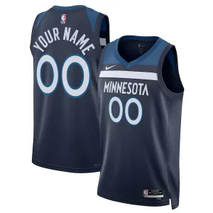 Exquisite Minnesota Timberwolves Nike Unisex Swingman Custom Jersey Navy   Icon Edition a must - have for collectors