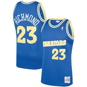 Exquisite Mitch Richmond Golden State Warriors 1990/91 Hardwood Classics Swingman Jersey   Royal for passionate basketball fans