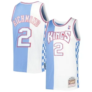 Stunning Mitch Richmond Sacramento Kings 1994 95 Hardwood Classics Reload 3.0 Swingman Jersey   White perfect for showing team spirit
