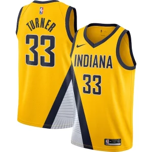 Superb Myles Turner Indiana Pacers Nike Swingman Jersey Gold   Statement Edition for passionate basketball fans