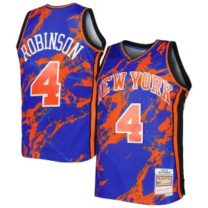 Superb Nate Robinson New York Knicks 2005/06 Hardwood Classics Marble Swingman Jersey   Blue a must - have for collectors