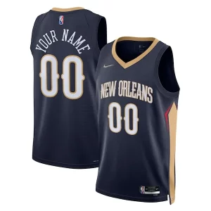 Premium New Orleans Pelicans Nike 2021/22 Diamond Swingman Custom Jersey   Icon Edition   Navy for ultimate sports enthusiasts