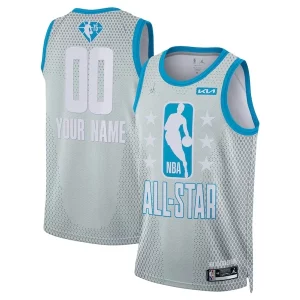 Magnificent Nike 2022 NBA All Star Game Swingman Custom Jersey   Gray for ultimate sports enthusiasts