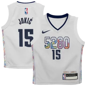 Exquisite Nikola Jokic Denver Nuggets Nike Toddler 2024/25 Swingman Player Jersey   City Edition   White perfect for showing team spirit