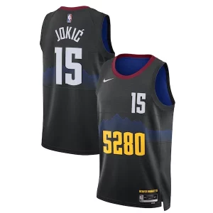 Charming Nikola Jokic Denver Nuggets Nike Unisex 2023/24 Swingman Jersey   Black   City Edition for ultimate sports enthusiasts