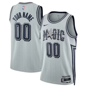 Premium Orlando Magic Nike Unisex 2024/25 Custom Swingman Jersey   City Edition   Silver to elevate your game - day look