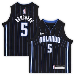 Fantastic Paolo Banchero Orlando Magic Nike Toddler Swingman Player Jersey   Icon Edition   Black to elevate your game - day look