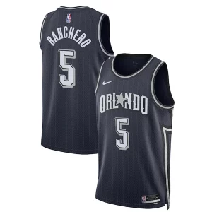 Exquisite Paolo Banchero Orlando Magic Nike Unisex 2023/24 Swingman Jersey   Navy   City Edition for passionate basketball fans