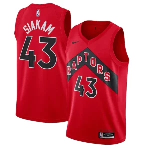 Charming Pascal Siakam Toronto Raptors Nike 2020/21 Icon Swingman Jersey   Red perfect for showing team spirit