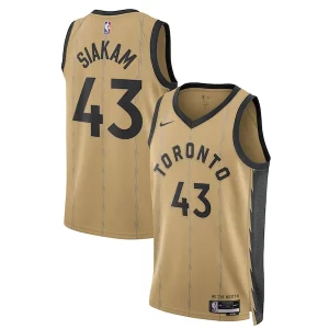 Fantastic Pascal Siakam Toronto Raptors Nike Unisex 2023/24 Swingman Jersey   Gold   City Edition to elevate your game - day look