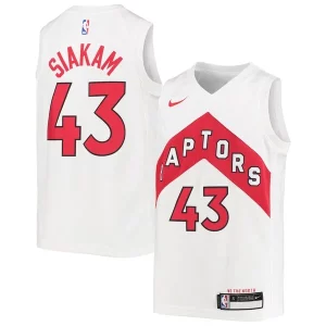 Gorgeous Pascal Siakam Toronto Raptors Nike Youth Swingman Jersey   Association Edition   White/Red for ultimate sports enthusiasts