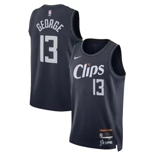 Gorgeous Paul George LA Clippers Nike Unisex 2023/24 Swingman Jersey   Navy   City Edition a must - have for collectors