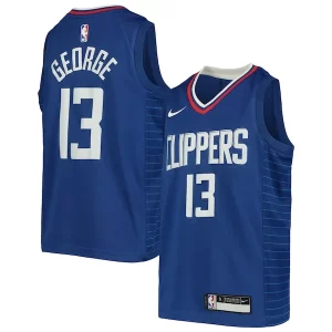 Premium Paul George LA Clippers Nike Youth Swingman Jersey   Icon Edition   Royal to elevate your game - day look