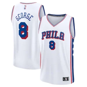 Gorgeous Paul George Philadelphia 76ers Youth Fast Break Replica Player Jersey   Association Edition   White for ultimate sports enthusiasts