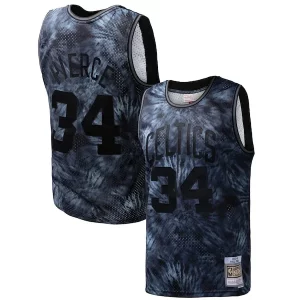 Fantastic Paul Pierce Boston Celtics Hardwood Classics 2007/08 Tie Dye Swingman Jersey   Black for ultimate sports enthusiasts