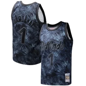 Charming Penny Hardaway Orlando Magic Hardwood Classics 1984/85 Tie Dye Swingman Jersey   Black to stand out at the arena
