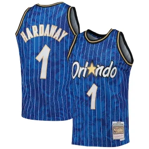 Superb Penny Hardaway Orlando Magic Hardwood Classics 1994/95 Lunar New Year Swingman Jersey   Blue perfect for showing team spirit