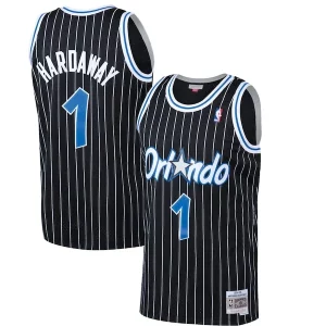Superb Penny Hardaway Orlando Magic Hardwood Classics Swingman Jersey   Black for passionate basketball fans